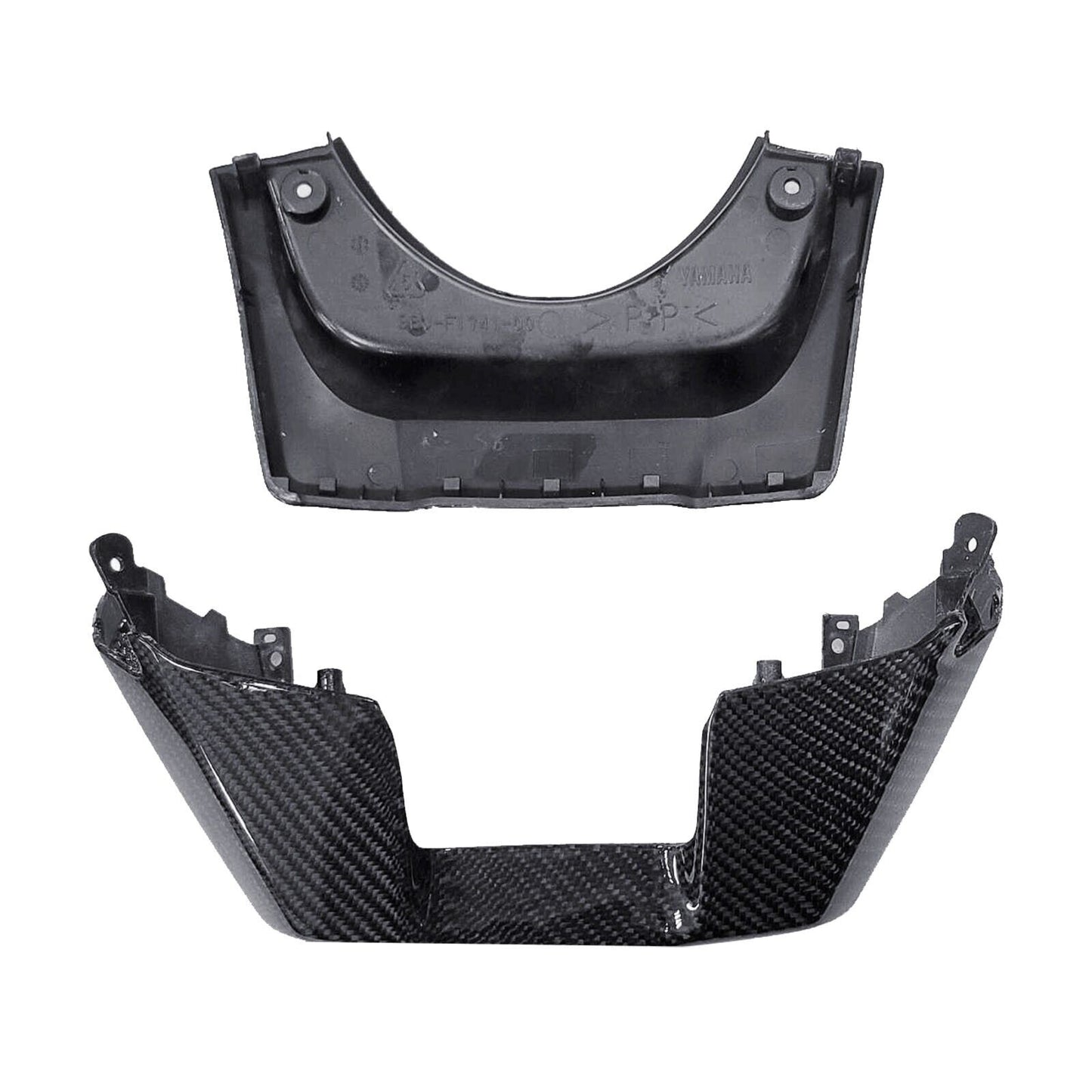 Wrapped Carbon Fiber Taillight Cover Set for Yamaha Zuma 125 2022 - 2024