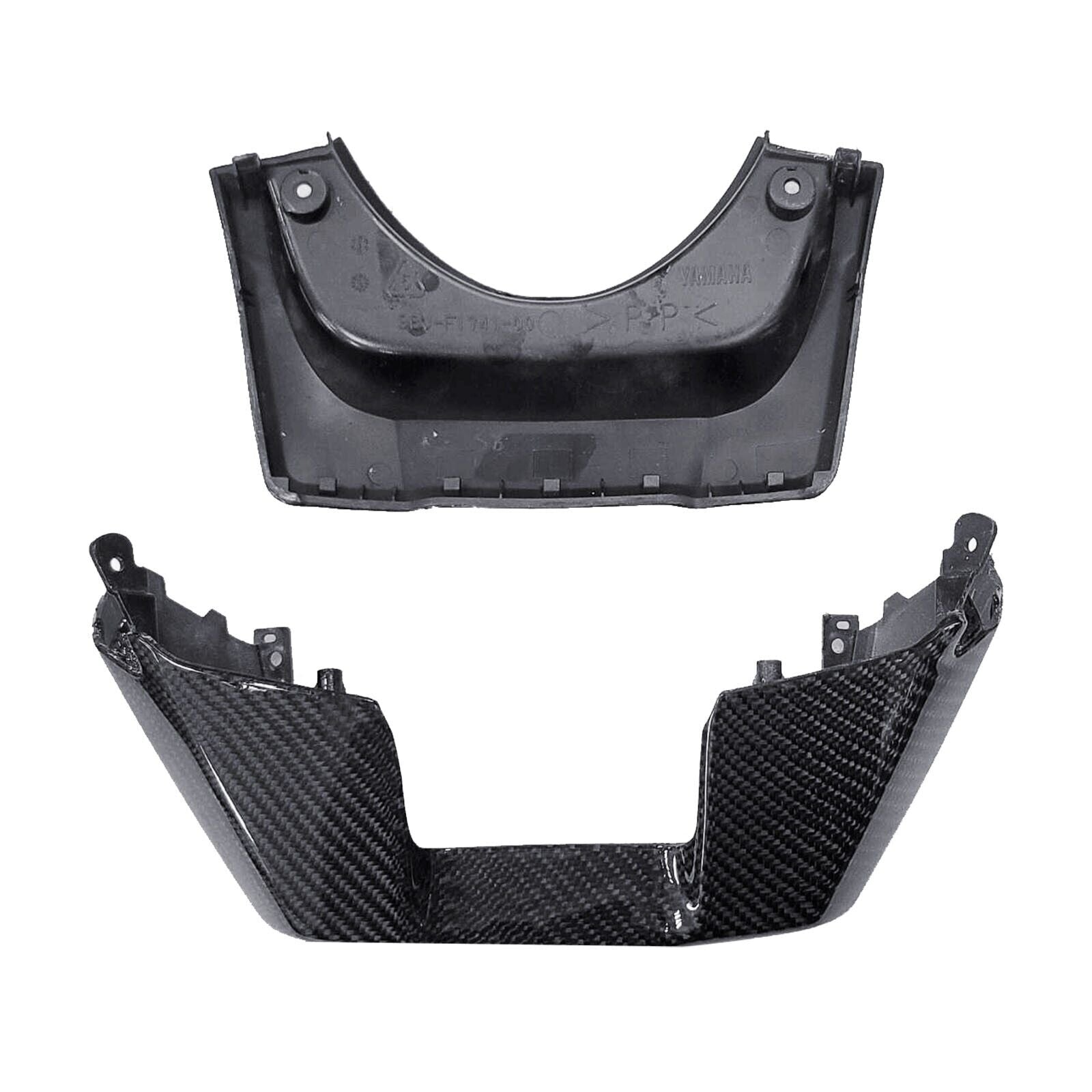 Wrapped Carbon Fiber Taillight Cover Set for Yamaha Zuma 125 2022 - 2024