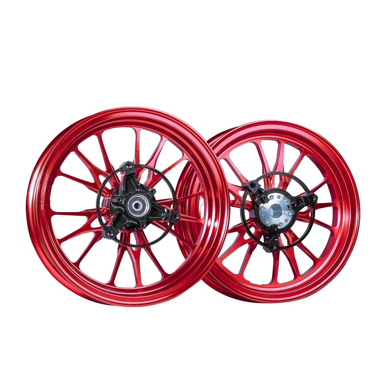 MOS GR15 Forged Aluminum Alloy Rims Wheels for Yamaha Zuma 125 2022-2024 Red