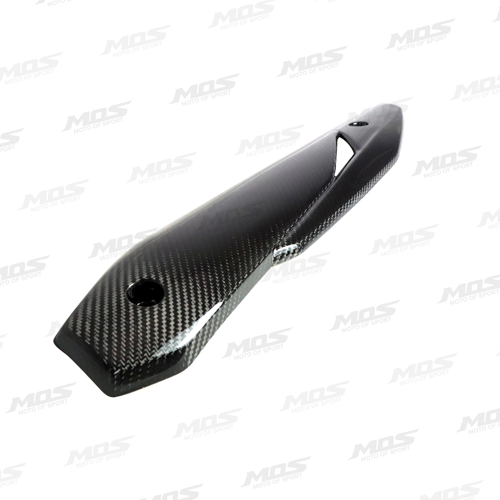 MOS Carbon Fiber Muffler Cover for Kymco AK550 18-24 / AK550 Premium 22-24