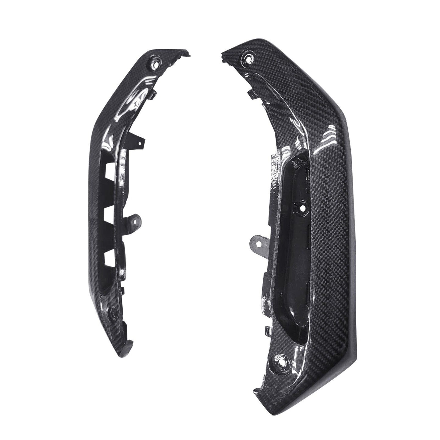 MOS Wrapped Carbon Fiber Front Upper Side Covers for Yamaha Zuma 125 2022-2024