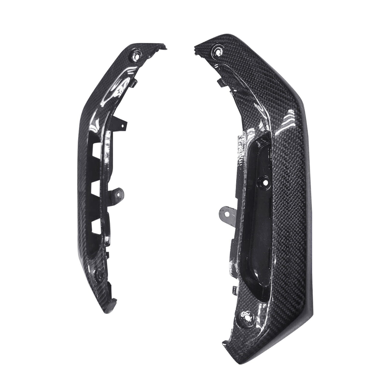 MOS Wrapped Carbon Fiber Front Upper Side Covers for Yamaha Zuma 125 2022-2024