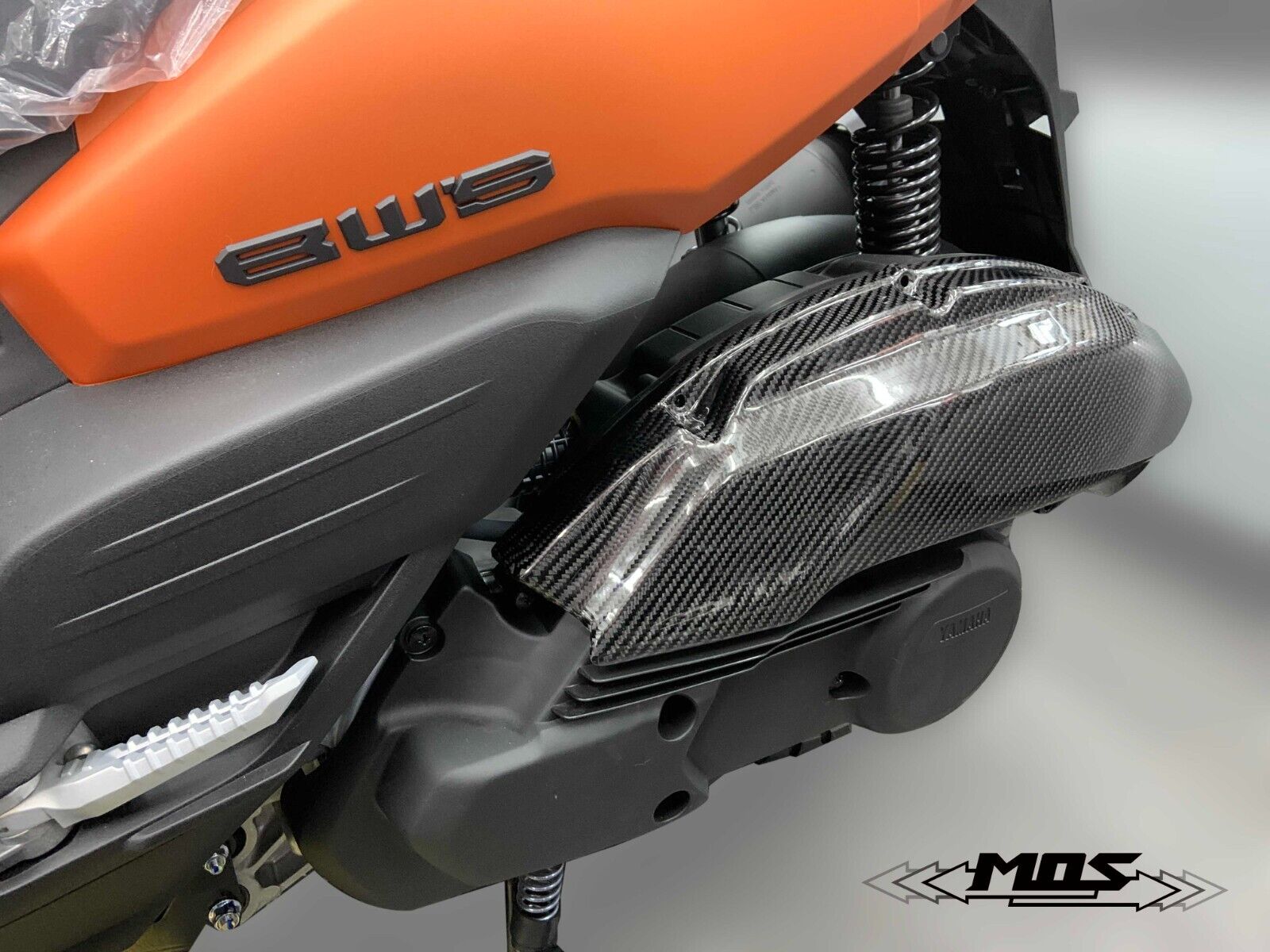 MOS Carbon Fiber Air Filter Cover for Yamaha Zuma 125 2022 2023 NMAX 2022 - 2024