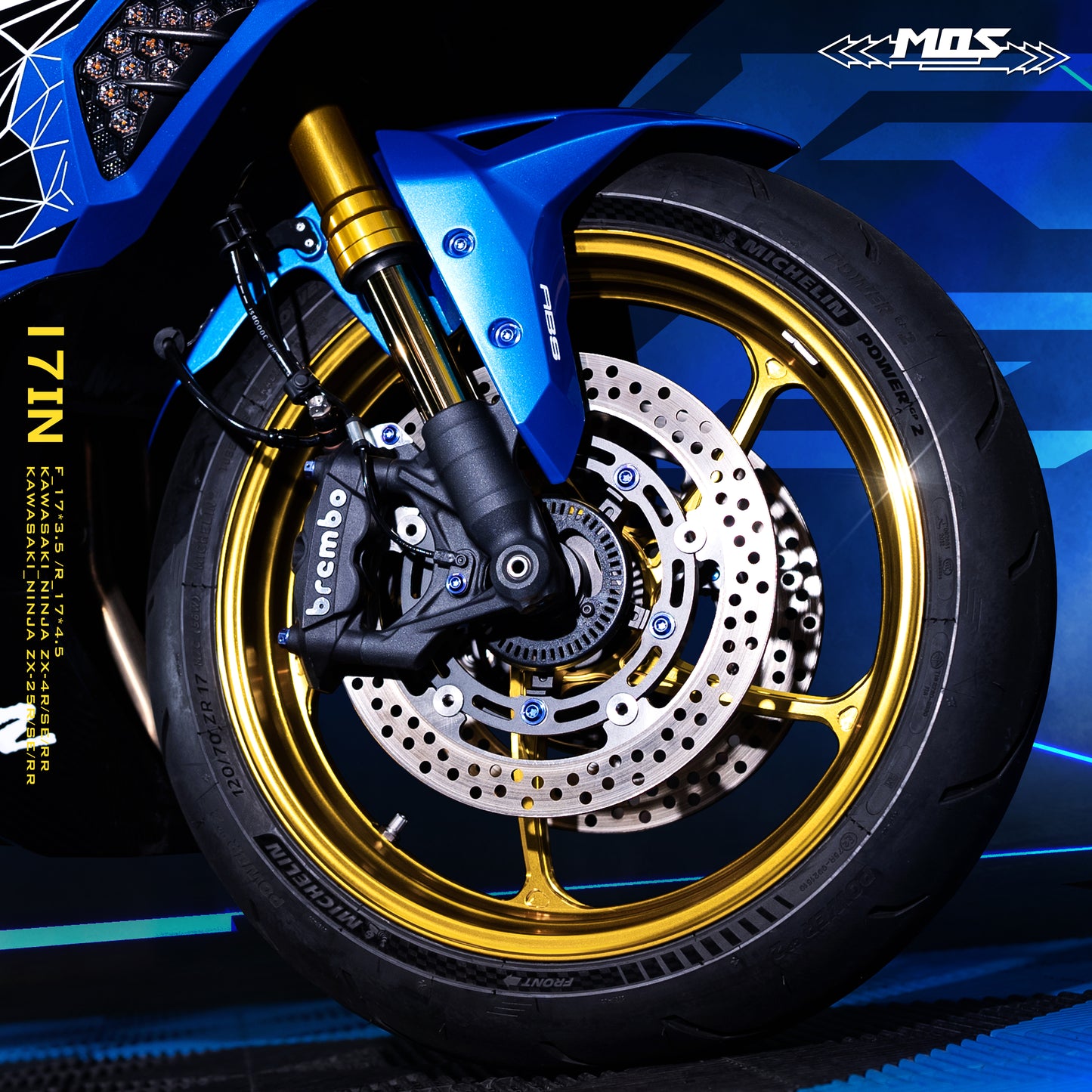 Forged Aluminum Alloy Wheel ZF05 for Kawasaki NINJA ZX-4R / ZX-25R Series