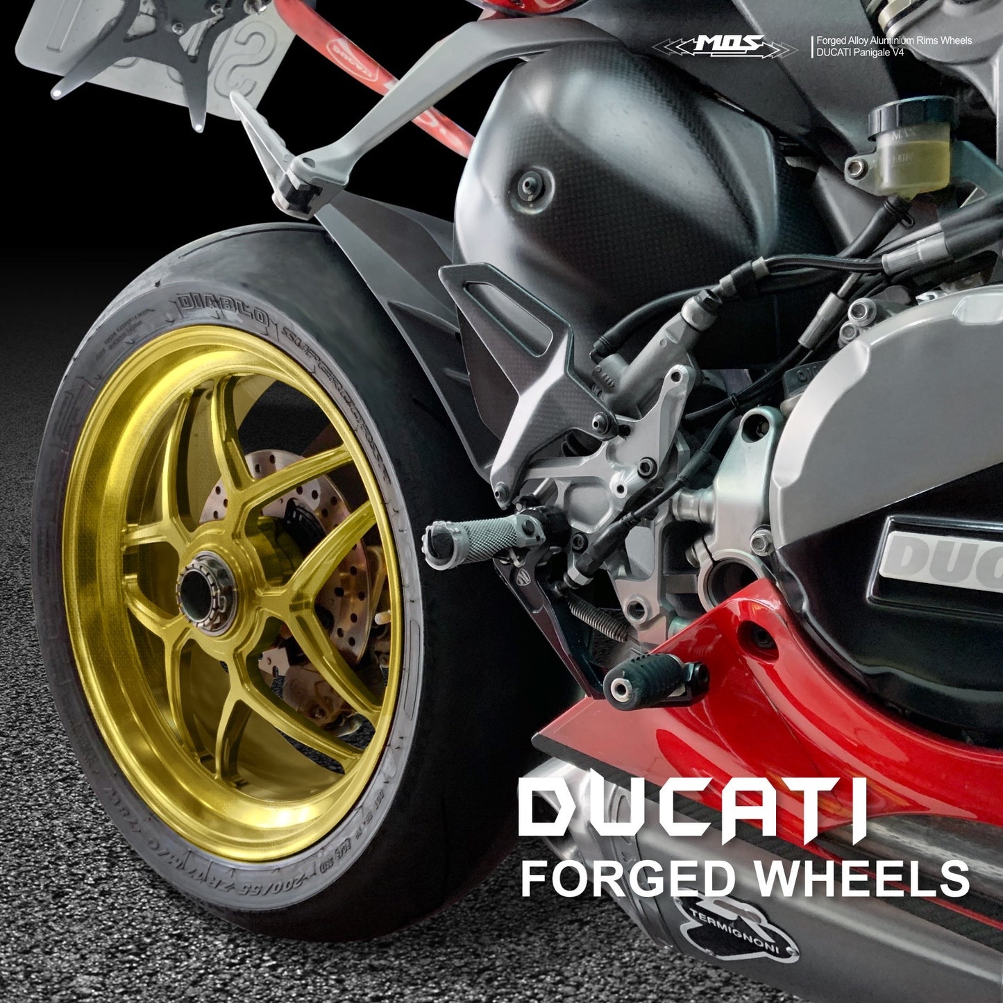 Forged Aluminum Alloy Wheel for Ducati V4 Series