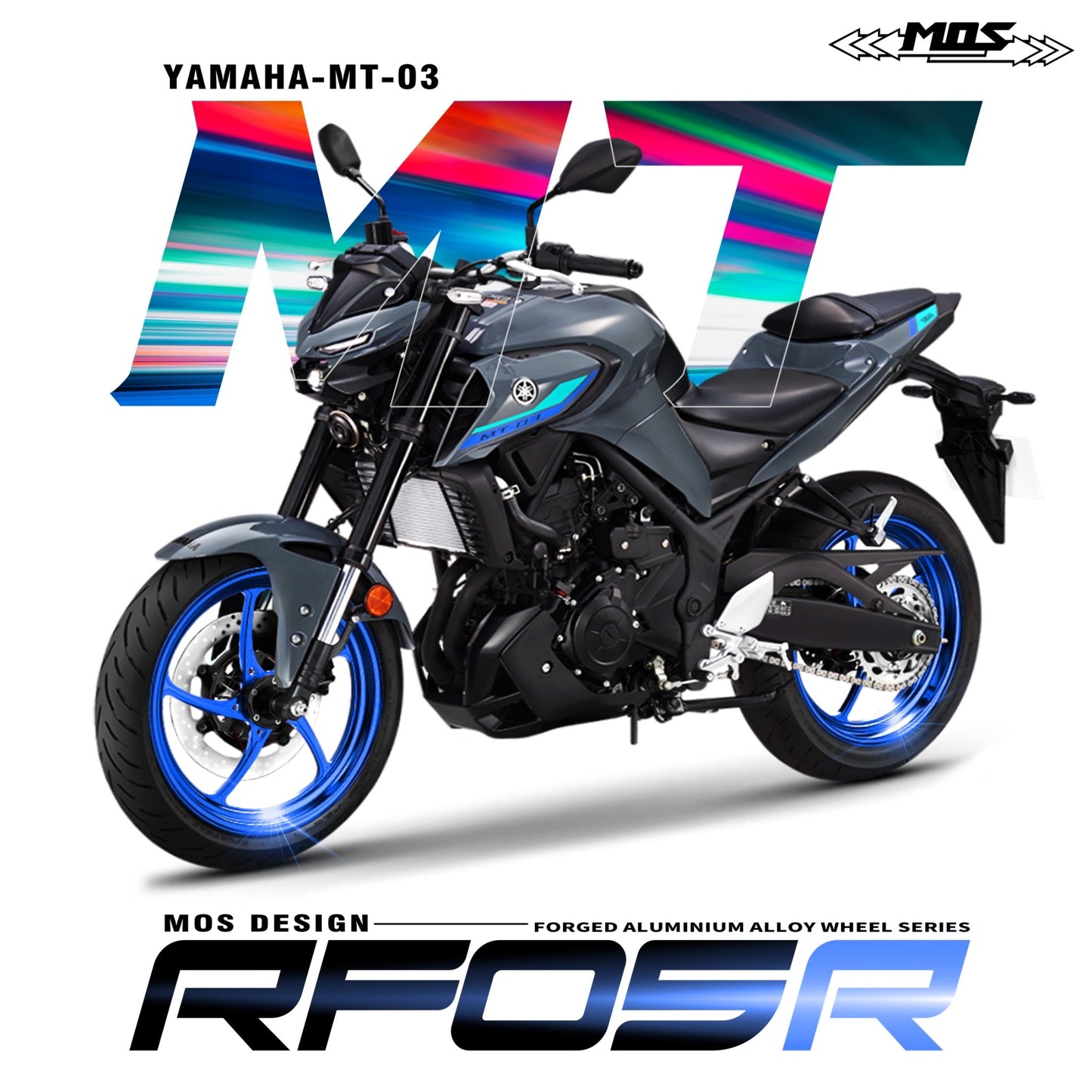 Forged Aluminum Alloy Wheel RF05R for Yamaha YZF-R25 / YZF-R3 / MT-25 / MT-03 ABS 2015-2025