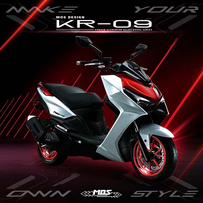 Forged Aluminum Alloy Rims Wheel KR09 for Kymco KRV / RomaGT 180 Series