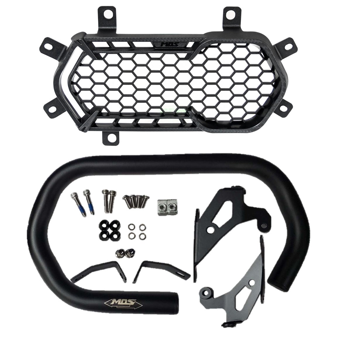 MOS Honeycomb Headlight Bumper Guard Set for Yamaha Zuma 125 2022 - 2025