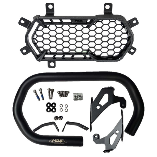 MOS Honeycomb Headlight Bumper Guard Set for Yamaha Zuma 125 2022 - 2025