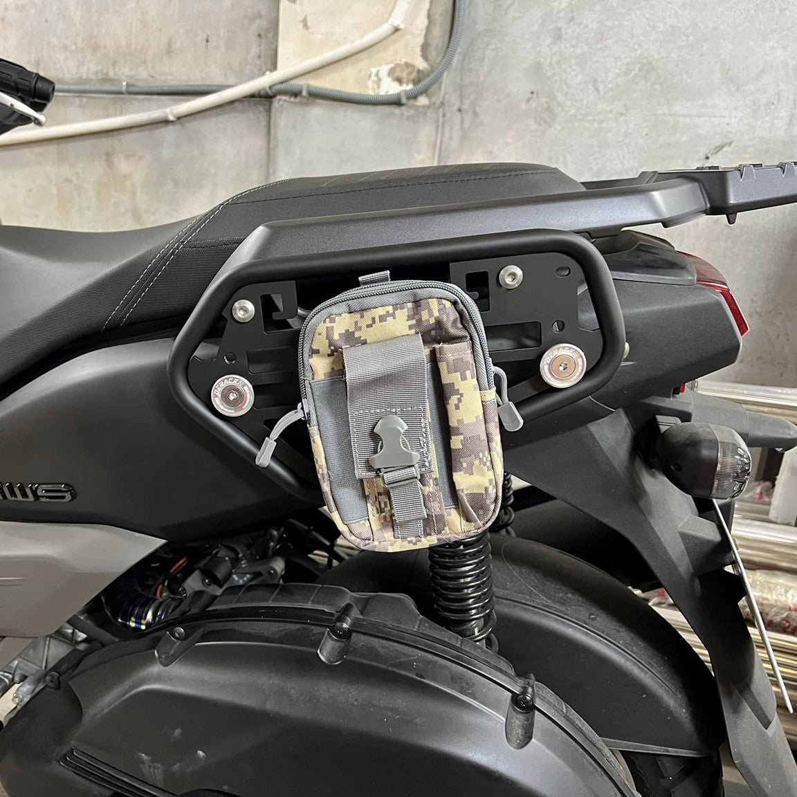 MOS Multifunction Rear Side Hanger Rack for Yamaha Zuma 125 2022-2025
