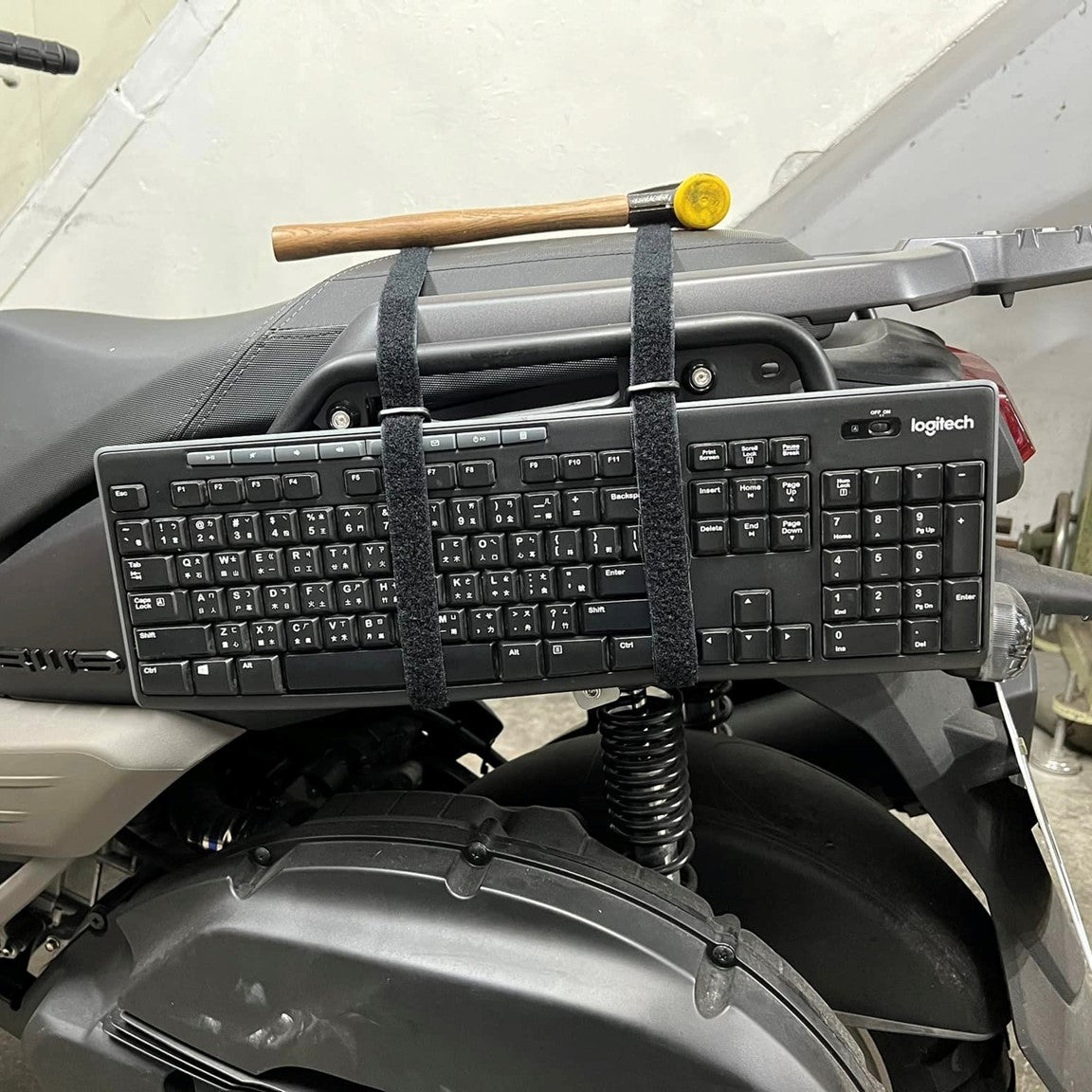 MOS Multifunction Rear Side Hanger Rack for Yamaha Zuma 125 2022-2025